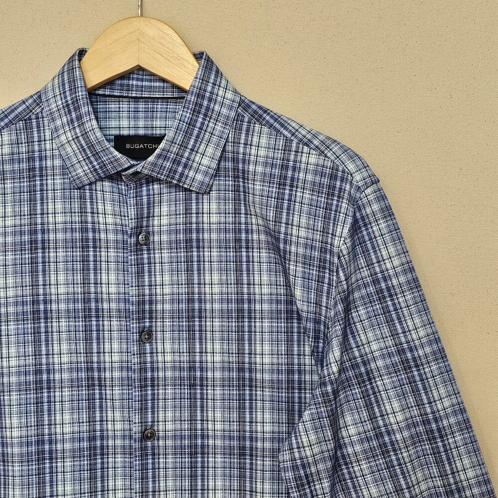 Bugatchi 8 Way Stretch Button Down M - image 1